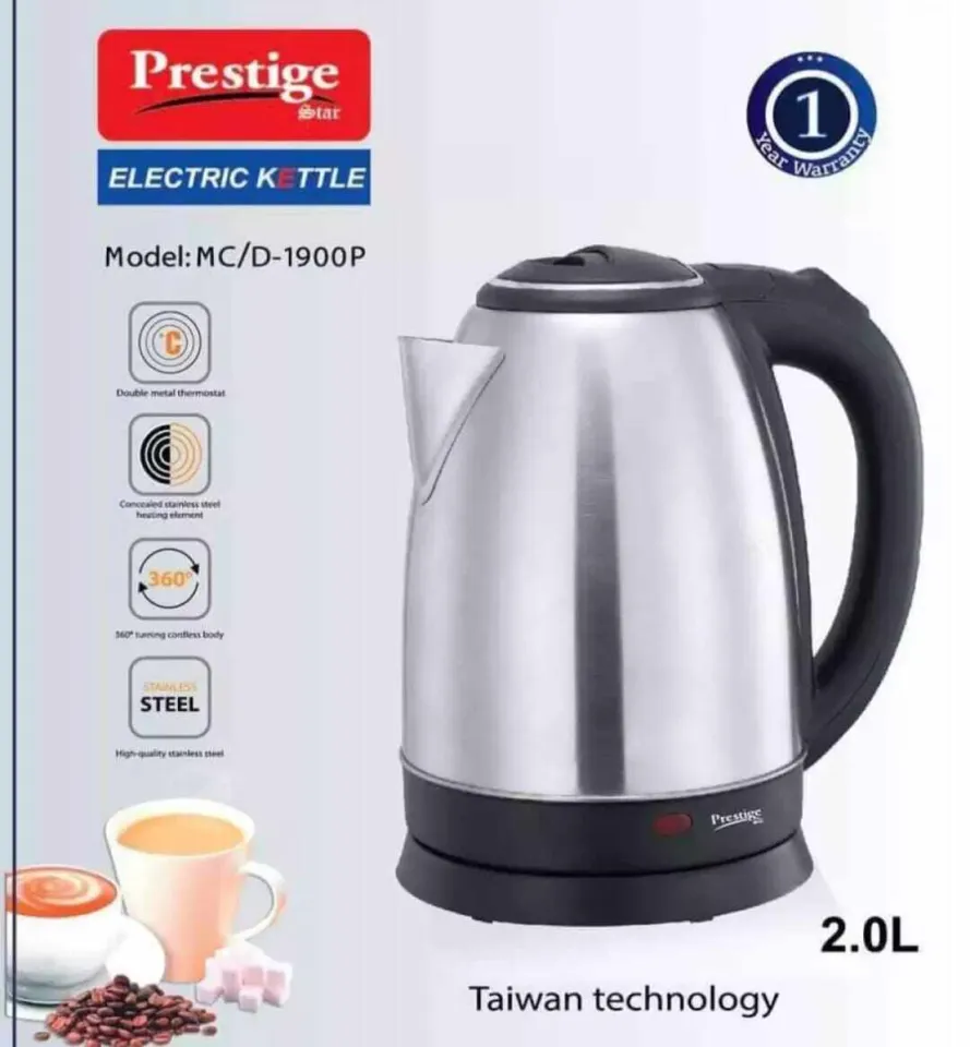 Prestige Electric Kettle – 2 Liter